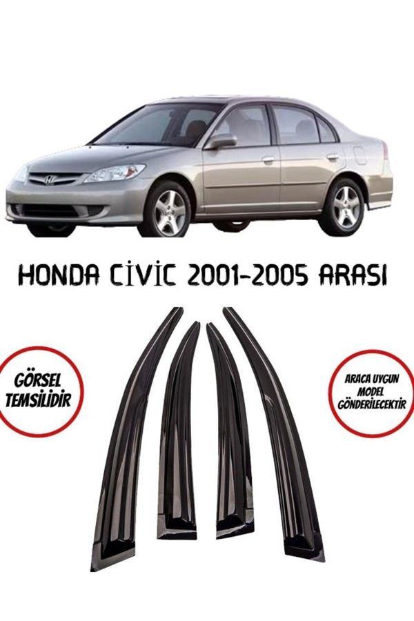 Balp Honda Civic Cam Rüzgarlığı 4Lü 2001-2005 Arası - Image 1