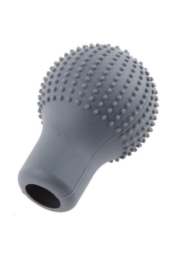 Balp Universal Gri Yuvarlak Silikon Vites Topuzu Kılıfı Yuvarlak - Image 1