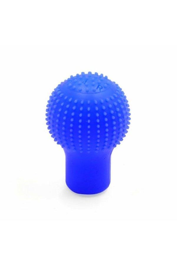 Balp Universal Mavi Yuvarlak Silikon Vites Topuzu Kılıfı Yuvarlak - Image 1