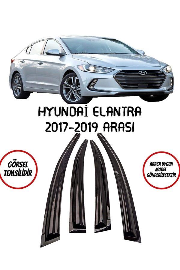 Balp Hyundai Elentra 2017-2019 Arası Cam Rüzgarlığı 4'Lü Takım - Image 1