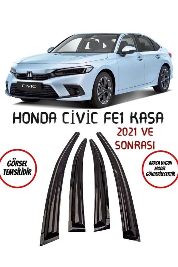 Balp Honda Civic Fe1 Kasa Hb Sd 2021 Ve Sonrası Cam Rüzgarlığı 4Lü - Image 1
