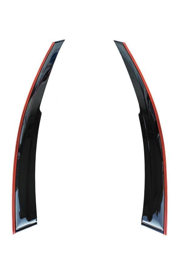 Balp Dacia Dokker Çift Sıra Kırmızı Kromlu Cam Rüzgarlığı 2012-2021  2-Li - Image 1