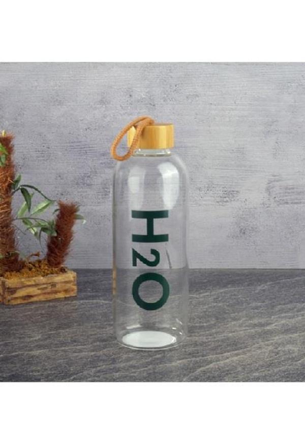 Tohana 75993 Matara Bambu Kapaklı Cam 1000Ml H2O - Image 1