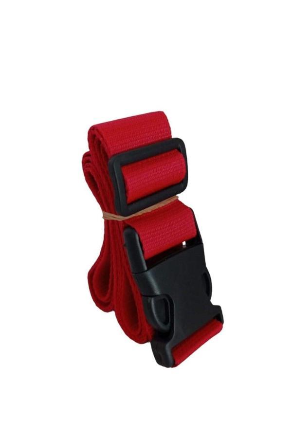 Balp Kırmızı Renk Valiz Bavul Emniyet Kemeri 1 Adet En 4Cm - Image 1