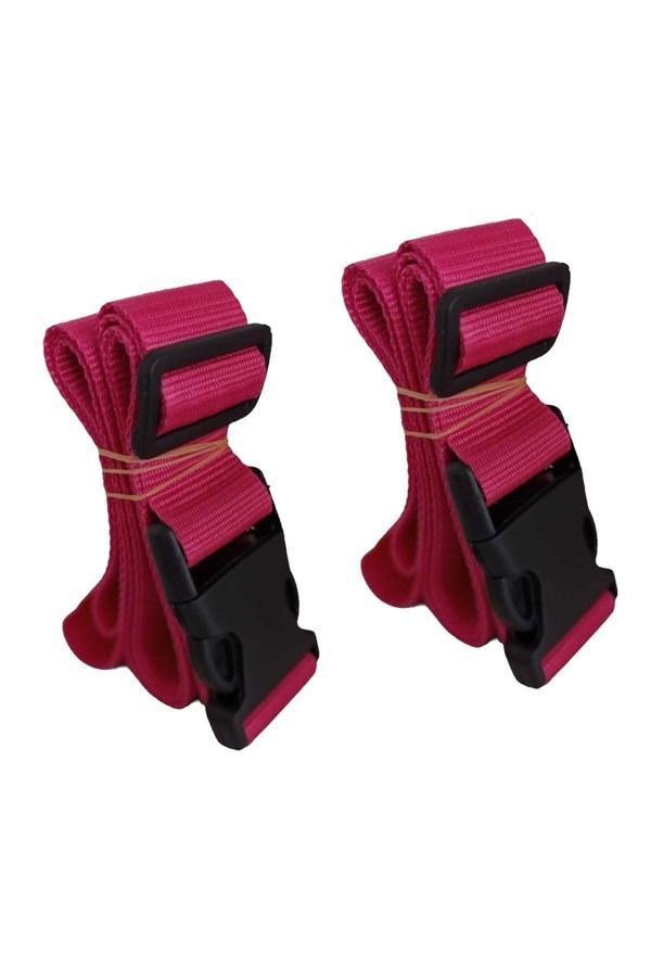 Balp Pembe Renk Valiz Bavul Emniyet Kemeri 2 Adet En 4Cm - Image 1