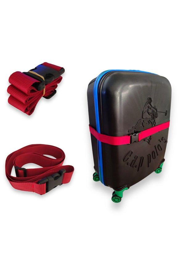 Balp Premium Bordo Renk Valiz Kemeri 4 Adet - Image 1