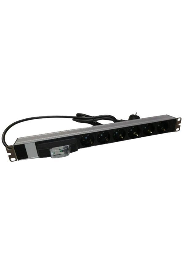 Scspazar 6'Lı Kabinet Grup Prizi 19" 1U Pdu- 16A Legrand Sigortalı 0001 - Image 1