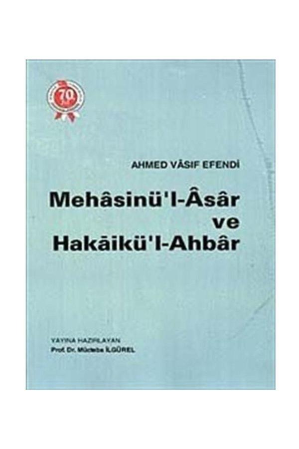 Türk Tarih Kurumu Yayınları Mehasinü'L-Asar Ve Hakaikül-Ahbar - Türk Tarih Kurumu Yayınları - Image 1
