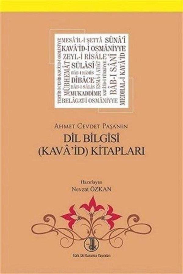 Türk Dil Kurumu Yayınları Ahmet Cevdet Paşa'Nın Dil Bilgisi (Kava'İd) Kitapları - Türk Dil Kurumu Yayınları - Image 1