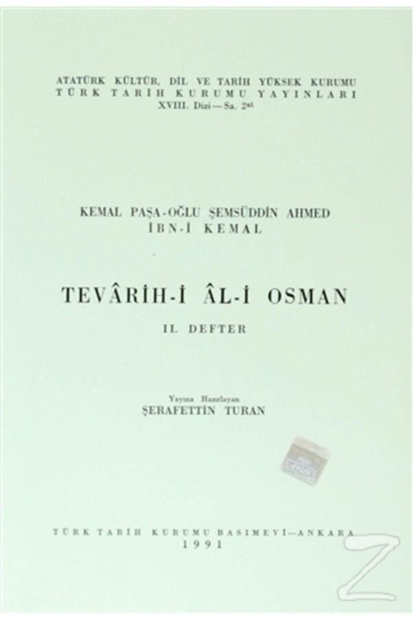 Türk Tarih Kurumu Yayınları Tevarih I Al I Osman 2. Defter - Türk Tarih Kurumu Yayınları - Image 1