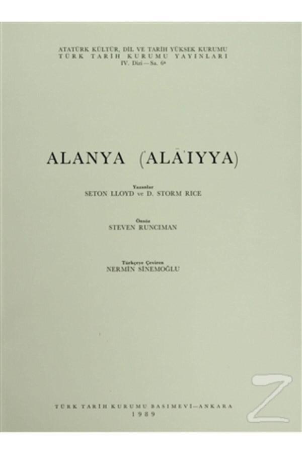 Türk Tarih Kurumu Yayınları Alanya ('Ala'İyya) - Türk Tarih Kurumu Yayınları - Image 1
