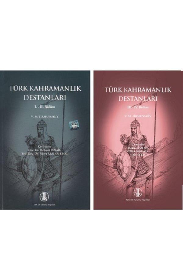 Türk Dil Kurumu Yayınları Türk Kahramanlık Destanları ( 1-2-3-4 Bölüm Takım ) / V. M. Jirmunskiy - Türk Dil Kurumu Yayınları - Image 1
