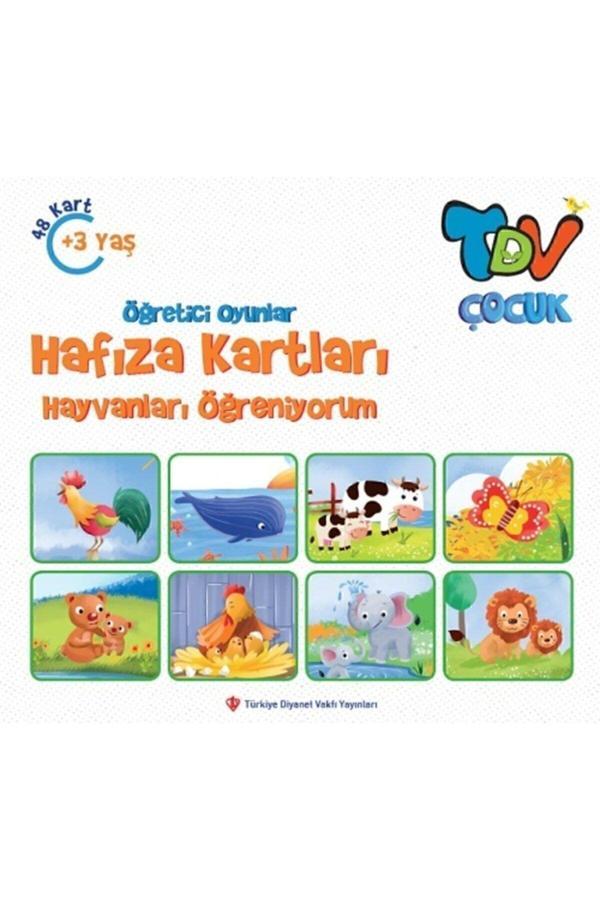 Diyanet Vakfı Yayınları Öğretici Oyunlar Hafıza Kartları Hayvanları Öğreniyorum 48 Kart Kolektif - - Türkiye Diyanet Vakfı Yayınları - Image 1