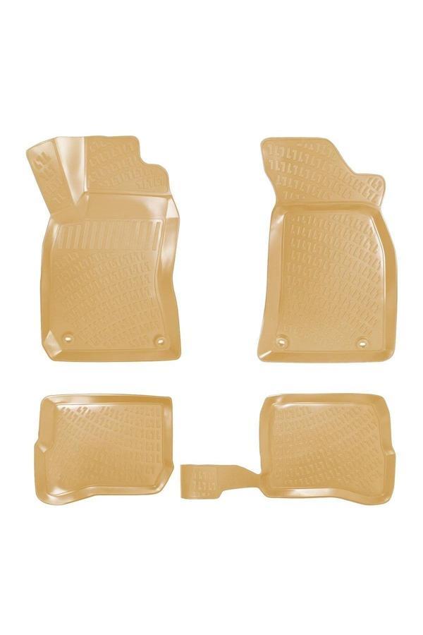 Rizline Audi A4 B5 1995-2001  Uyumlu 3D Havuzlu Bej Paspas - Image 1