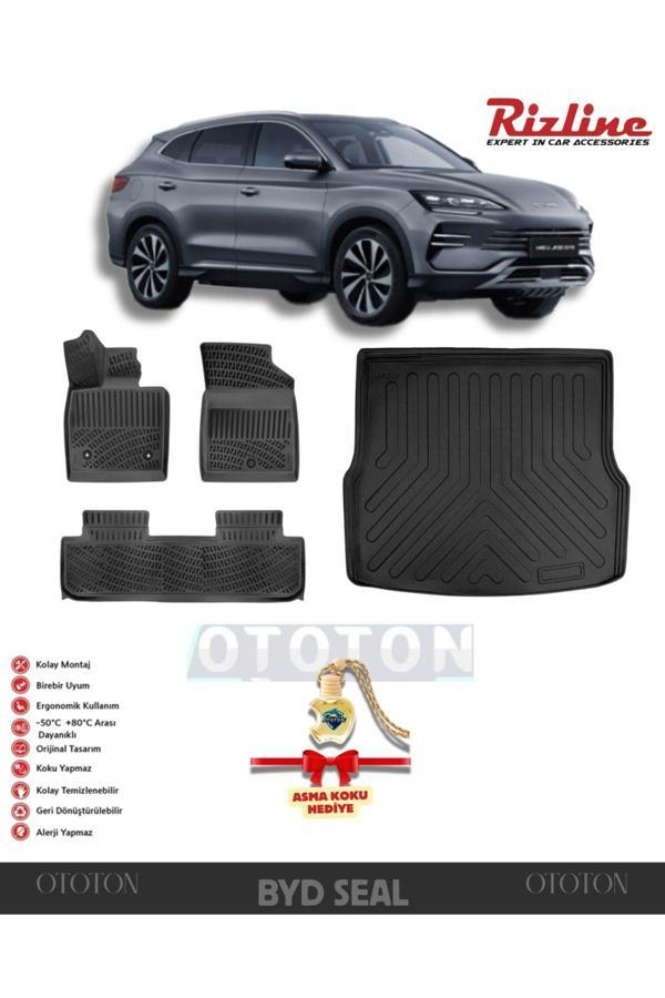 Rizline Byd Seal U Dm-İ 2023 Sonrası (Üst) Bagaj Havuzu Ve 3D Havuzlu Paspas -Hediyeli - Image 1