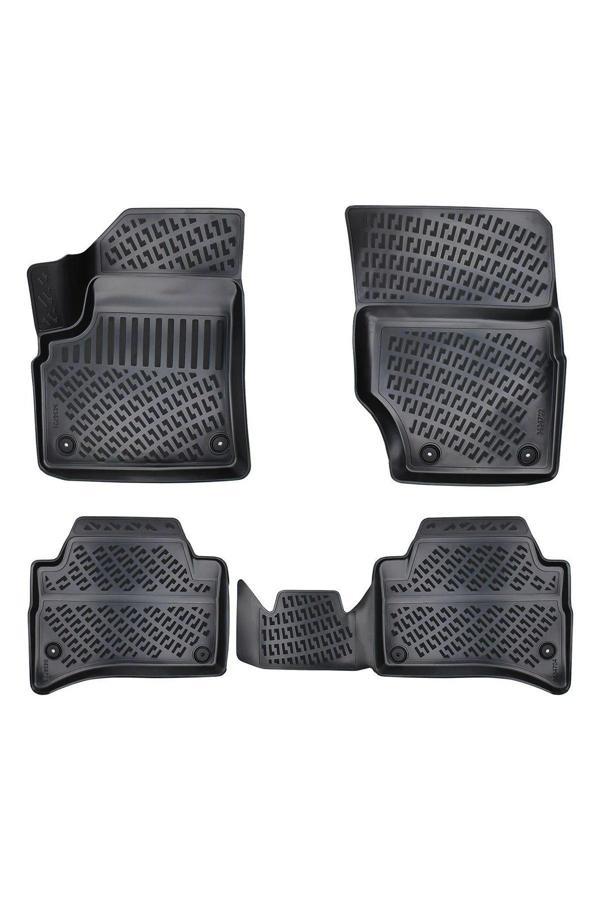 Rizline Volkswagen Touareg 2002-2006 Araca Özel 3D Havuzlu Paspas Siyah Bmy - Image 1