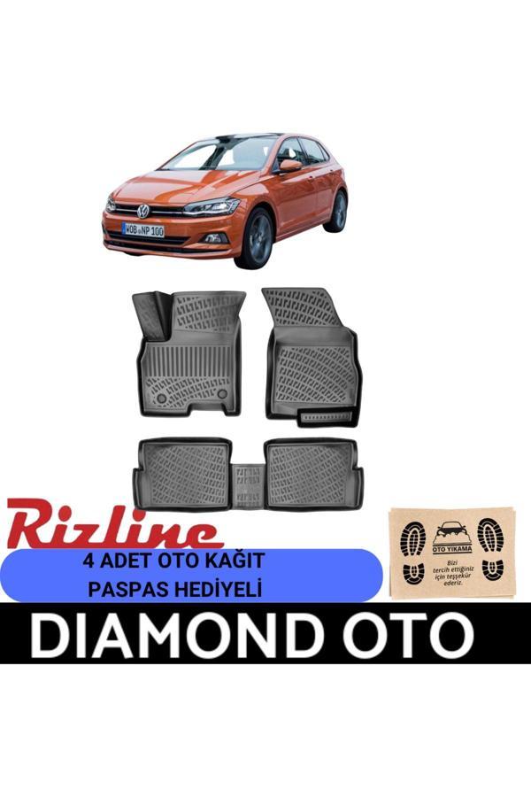 Rizline Volkswagen Polo 3D Havuzlu Paspas 2017-2018-2019-2020-2021-2022 - Image 1