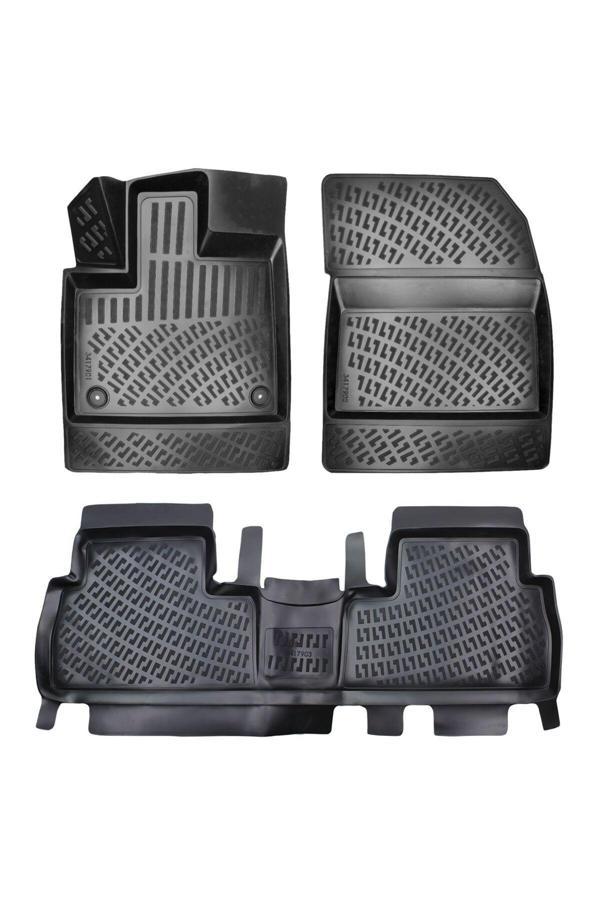 Rizline Citröen Berlingo Feel Paket 2019 Sonrası 3D Havuzlu Paspas - Image 1