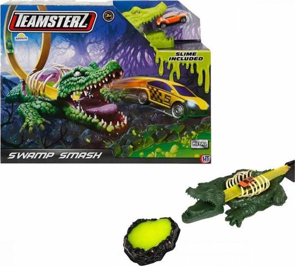 Sunman Oyuncak Teamsterz Timsah Saldırısı Slime Pist Seti - Image 1