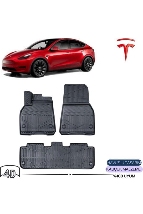 Ototon Tesla Model Y 2019   4D Havuzlu Paspas - Image 1