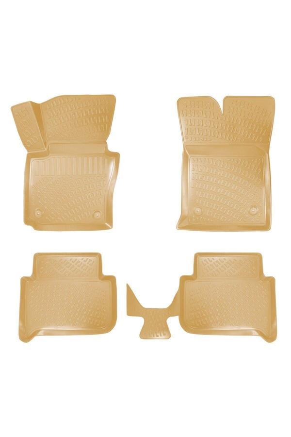 Ototon Volkswagen Touran 2012 Araca Özel Tasarım 3D Havuzlu Bej Paspas - Image 1