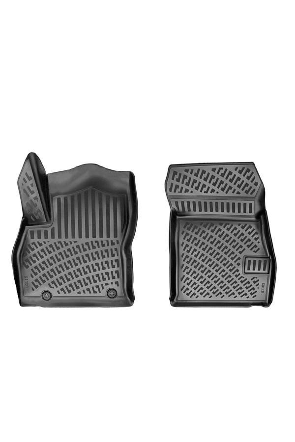Ototon Fiat Fiorino Dizel Panelvan (2 Parça) 2020 Uyumlu  Araca Özel Tasarım 3D Havuzlu Paspas - Image 1