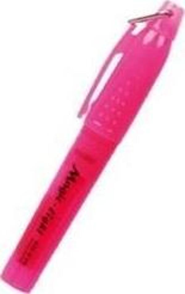 Aihao Ah-616 Magic Light Fosforlu Kalem Kancalı Kesik Uç Mini Pembe Tekli (1 Adet) - Image 1