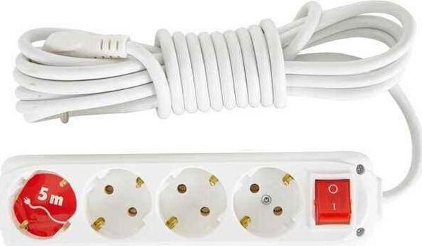 Almera 4 Lü 5 Metre Kablolu Anahtarlı Topraklı Priz - Image 1