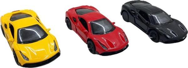 Canem Oyuncak Çekbırak Metal Araba 4311B (Karışık Renk 1 Adet) - Image 1