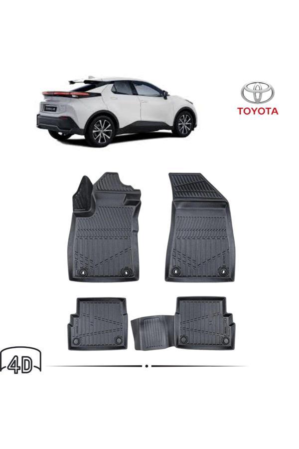 Ototon Toyota C-Hr 2023 Sonrası 4D ( Araca Özel ) Premium Havuzlu Paspas - Image 1