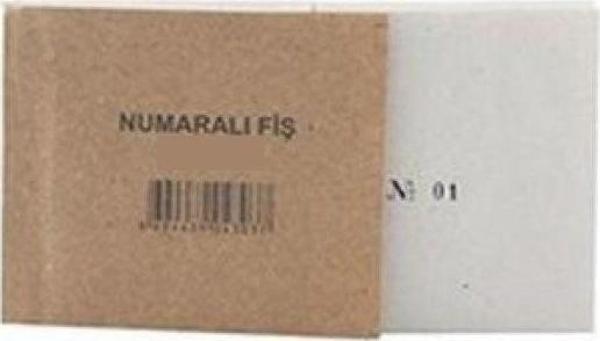 Altınyıldız Çaycı Fişi Numaralı Küçük Boy ÇAYF-261 (12 Koçan) - Image 1
