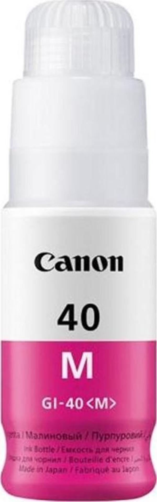Canon GI-40M Magenta Kırmızı Şişe Mürekkep G6040-G5040 - Image 1