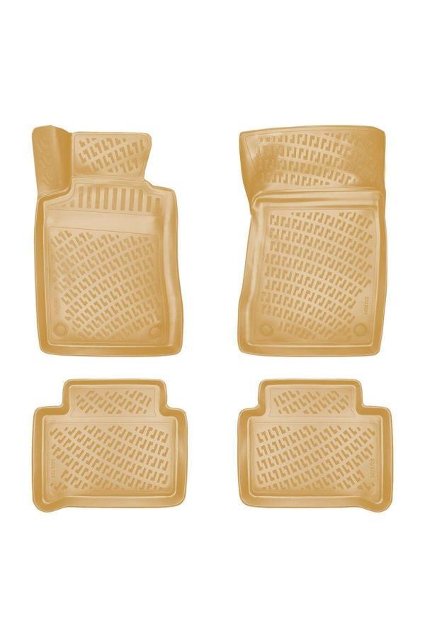 Ototon Mercedes Cls W219 2008 Araca Özel Tasarım 3D Havuzlu Bej Paspas - Image 1