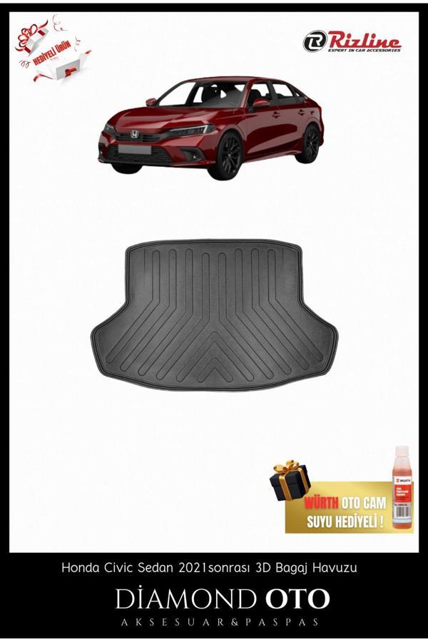 Rizline Honda Civic Sedan 3D Bagaj Havuzu 2021-2022-2023-2024-2025 - Image 1