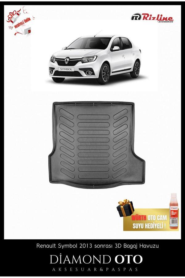 Rizline Renault Symbol 3D Bagaj Havuzu 2013-2014-2015-2016-2017-2018-2019-2020-2021-2022-2023-2024-2025 - Image 1
