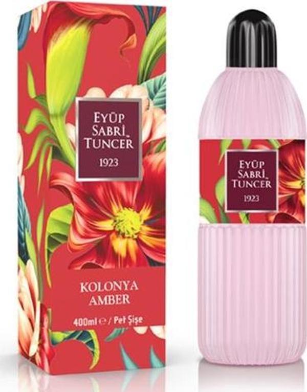Eyüp Sabri Tuncer Amber Kolonya 400ML Silindir Pet Şişe - Image 1
