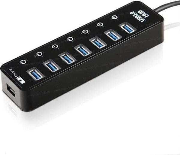 Dark 7+1 Hızlı Şarj Adaptörlü Usb 3.0 Usb Çoklayıcı DK-AC-USB371 - Image 1