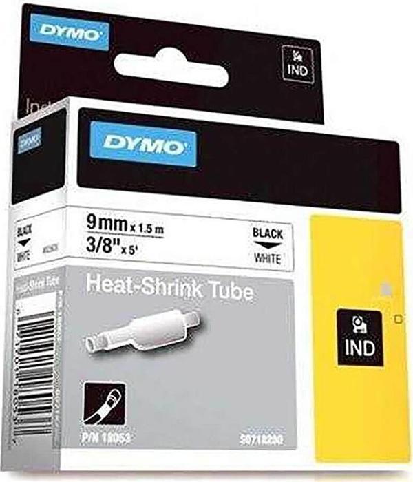 DYMO Rhinopro 18053 Beyaz-Siyah Sabit Polyester Yedek Şerit 9 Mm X 5,5 Metre - Image 1