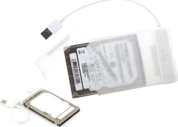Dark Çıkarılabilir Başlıklı Şeffaf SATA Disk Kutusu Torex E24 2.5" Usb 3.0 Sata Dk-Ac-Dse24U3 - Image 1