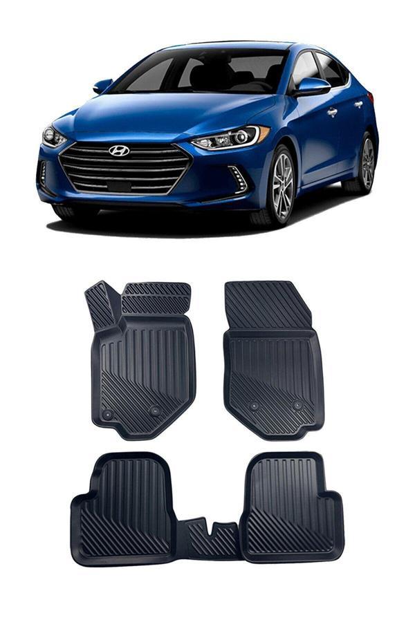 Ototon Hyundai Elantra 2016 Araca Özel 3D Havuzlu Paspas - Image 1