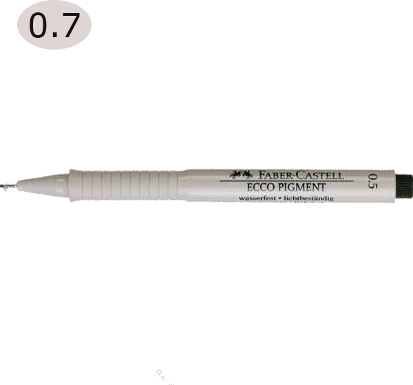 Faber-Castell Ecco Pigment Çizim Kalemi 0,7 Mm 5110166799000 - Image 1