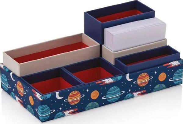 Gıpta Space Tray Modular Masaüstü Organizer Set 245x100x335 Mm ORG8639 - Image 1