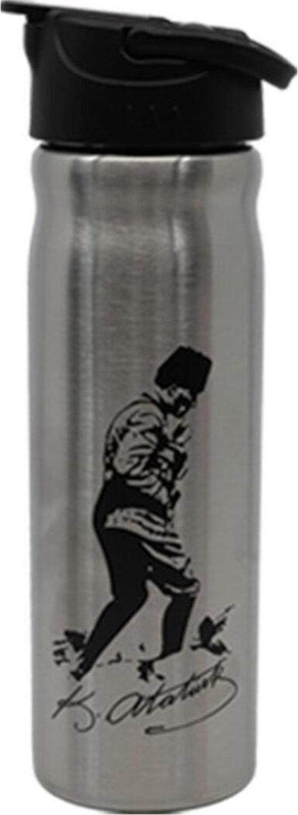 Globox Matara Çelik (Suluk) Atatürk Baskılı 500 Ml 3267 - Image 1