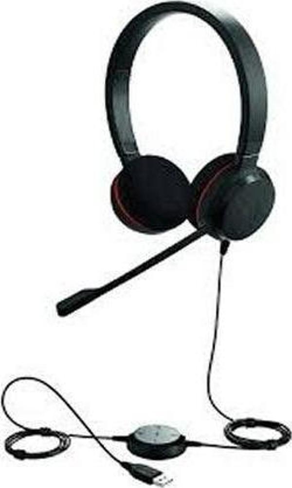 Jabra Evolve 20 Duo Usb Nc Çağrı Merkezi Mikrofonlu Kulaklık Mikrofon Çift Taraflı - Image 1