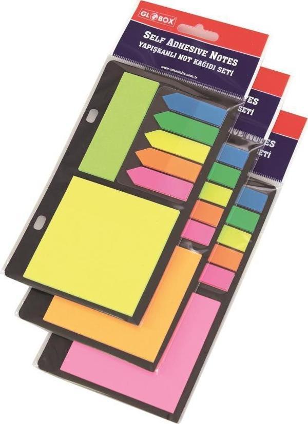 Globox Yapışkanlı Not Kağıdı Seti (4 Paket) 1023 - Image 1