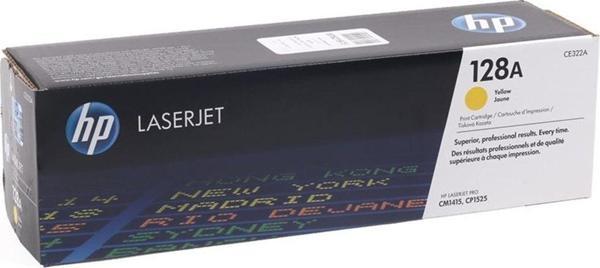 HP 128A Yellow Sarı 1.300 Sayfa Kapasiteli Toner Ce322A - Image 1