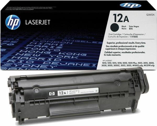 HP 12A Black Siyah 2.000 Sayfa Kapasiteli Toner Q2612A - Image 1