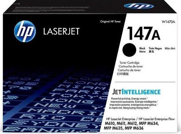 HP 147A Black Siyah 10.500 Sayfa Kapasiteli Toner W1470A - Image 1