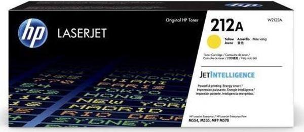HP 212A Yellow Sarı 4.500 Sayfa Kapasiteli Toner W2122A - Image 1
