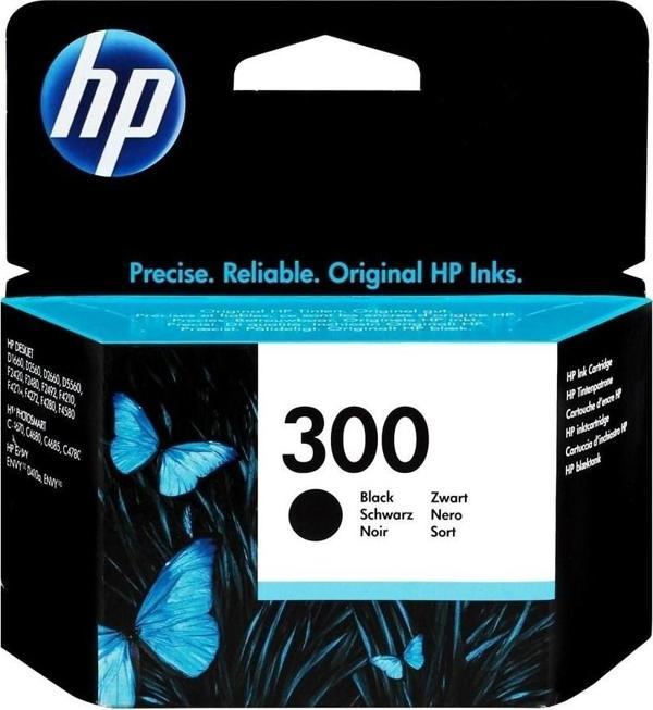HP 300 Black Siyah Kartuş Cc640Ee - Image 1